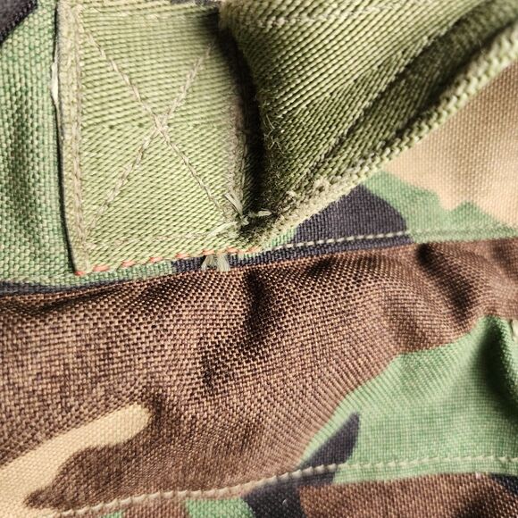 Camouflage Tactical Vest Carrier w/ Inserts Size Large Woodland BDU Display Only - Picture 6 of 15